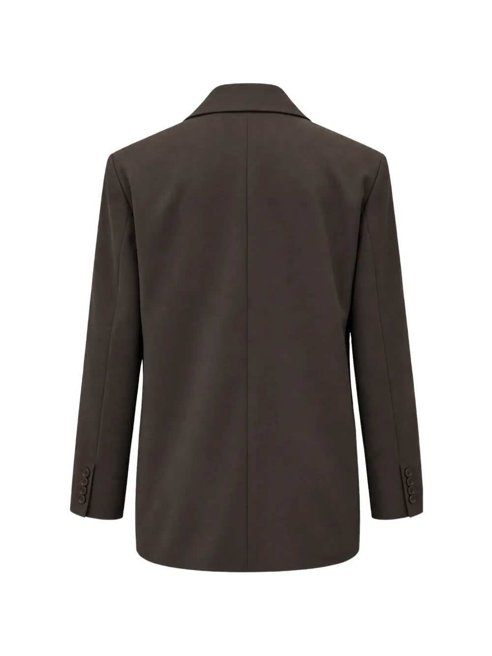 Eleh single-breasted notched-lapels blazer Bruin
