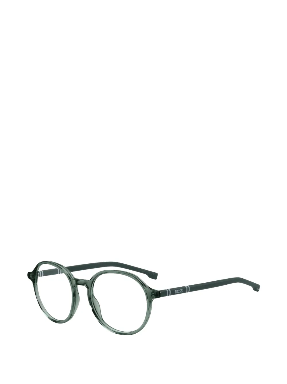 BOSS round-frame glasses Groen
