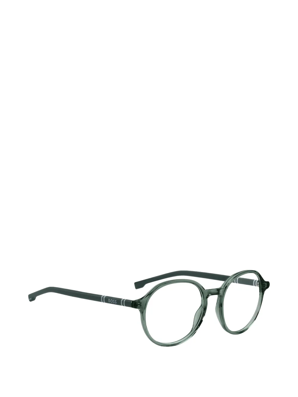 BOSS round-frame glasses Groen