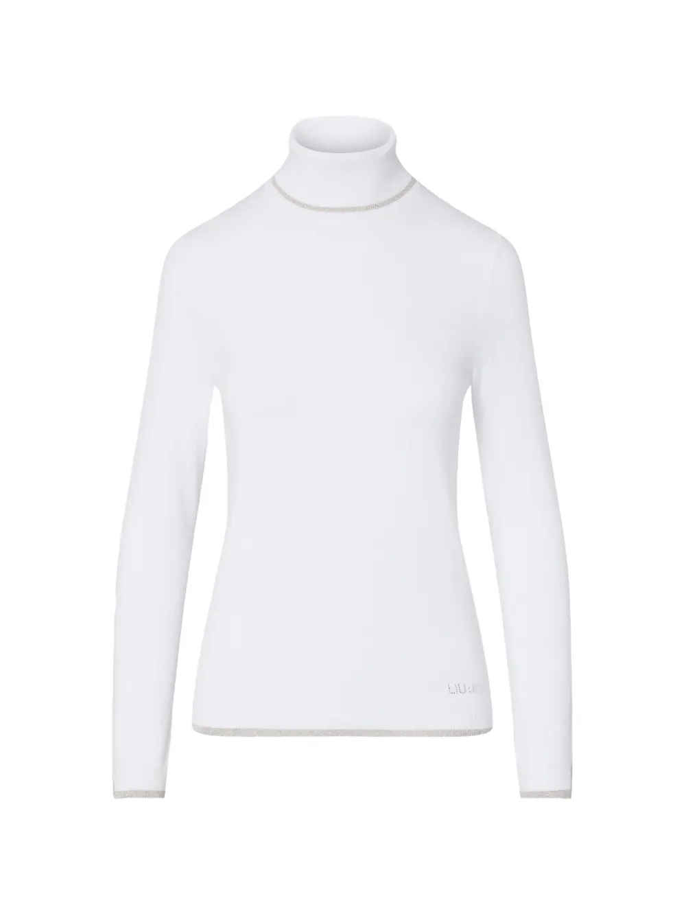 LIU JO turtleneck sweater with profili Lurex