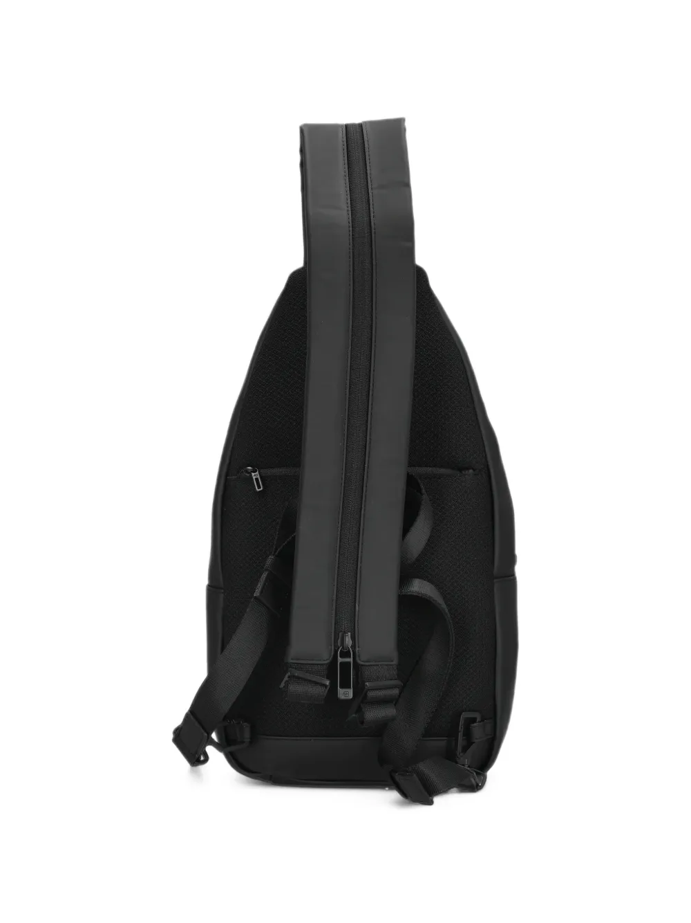 PIQUADRO Rugzak met logo-plakkaat Zwart