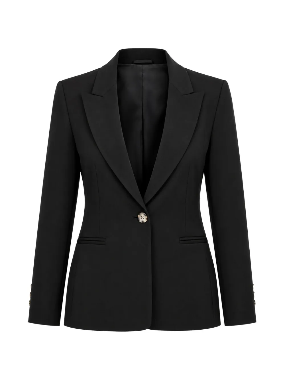 VICOLO single-breasted peak-lapel blazer - Schwarz