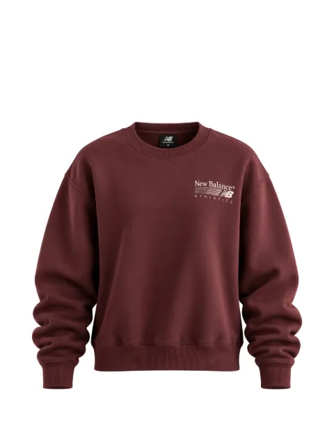 New Balance Trackside fleece crew sweatshirt