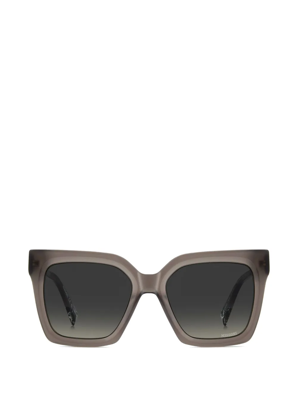 Missoni square-frame gradient sunglasses - Grau