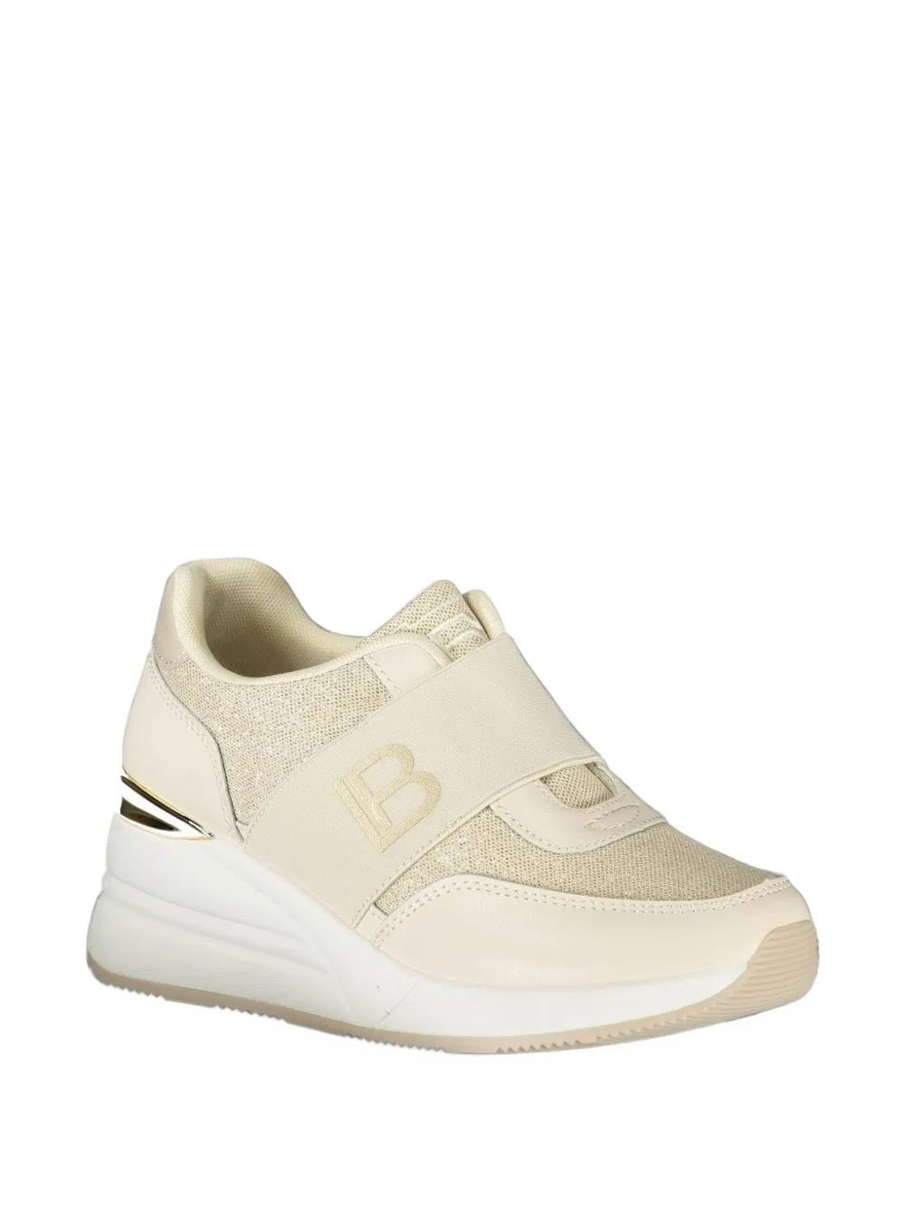 Laura Biagiotti logo-strap sneakers - Tons neutres Laura Biagiotti logo-strap sneakers - Tons neutres