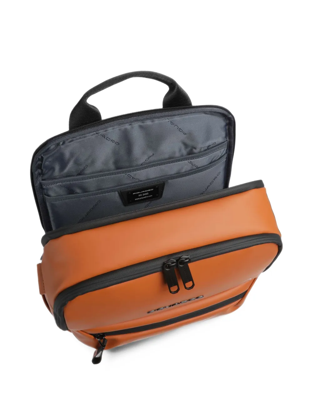 PIQUADRO water-resistant backpack Oranje