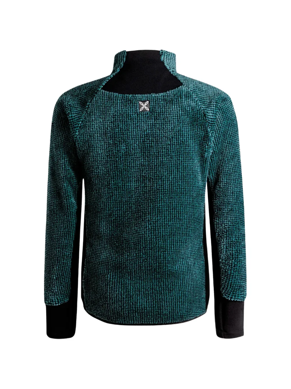 MONTURA Remix Evo Maglia waffle-knit panelled jacket Groen