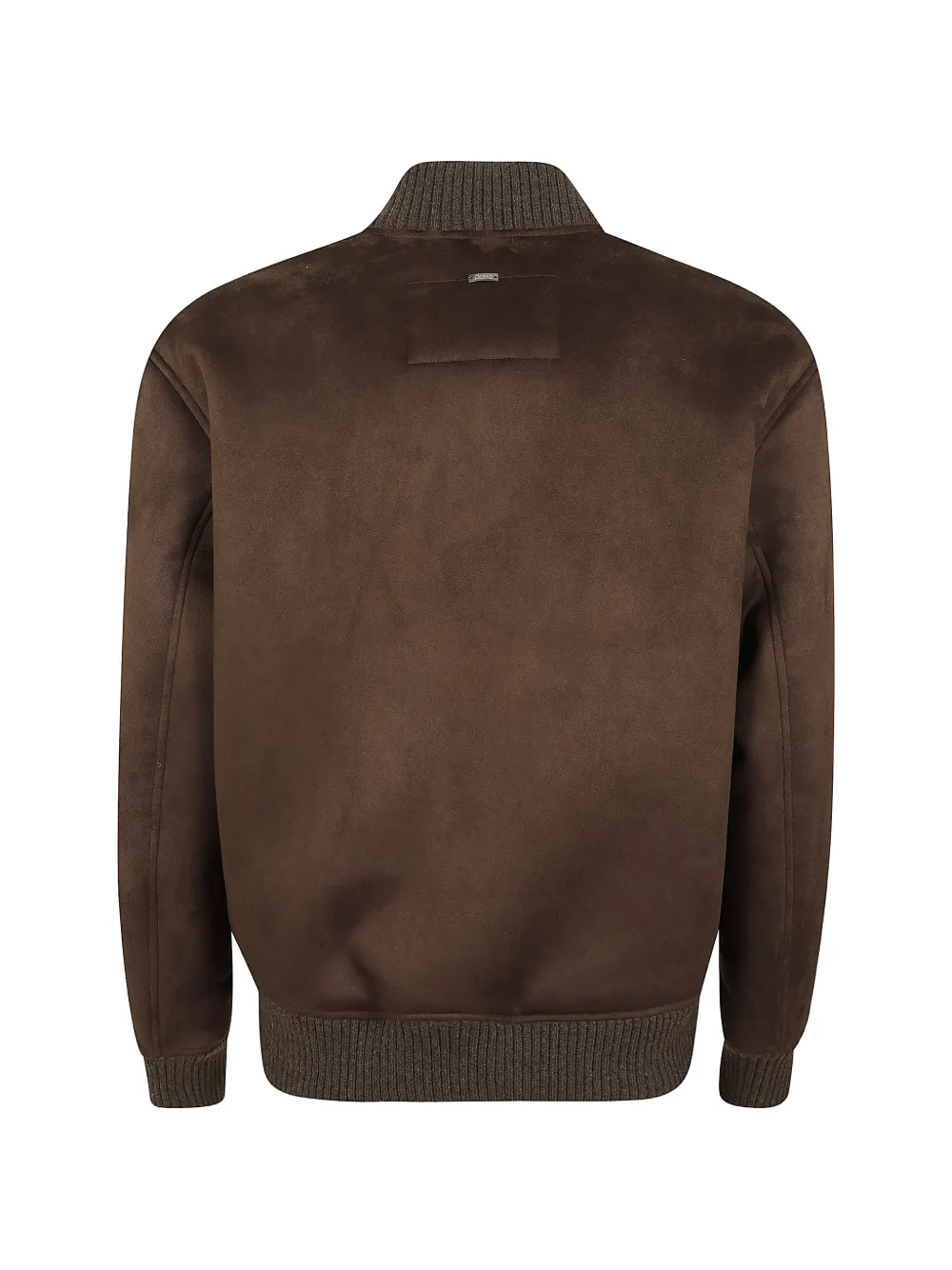 Herno ribbed-trim bomber jacket Bruin