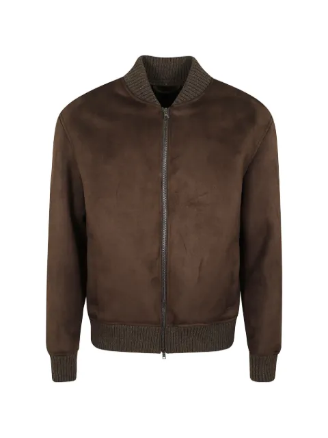 Herno ribbed-trim bomber jacket