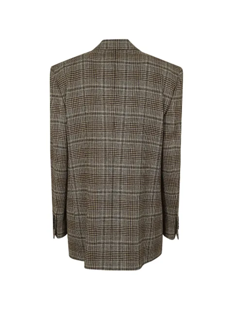 Lardini checked double-breasted blazer