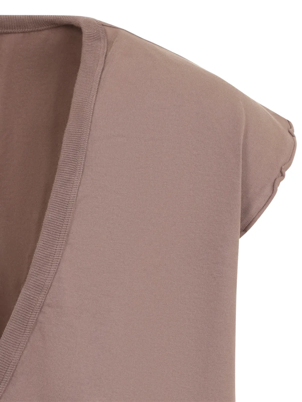 Rick Owens DRKSHDW V-neck sleeveless T-shirt Bruin