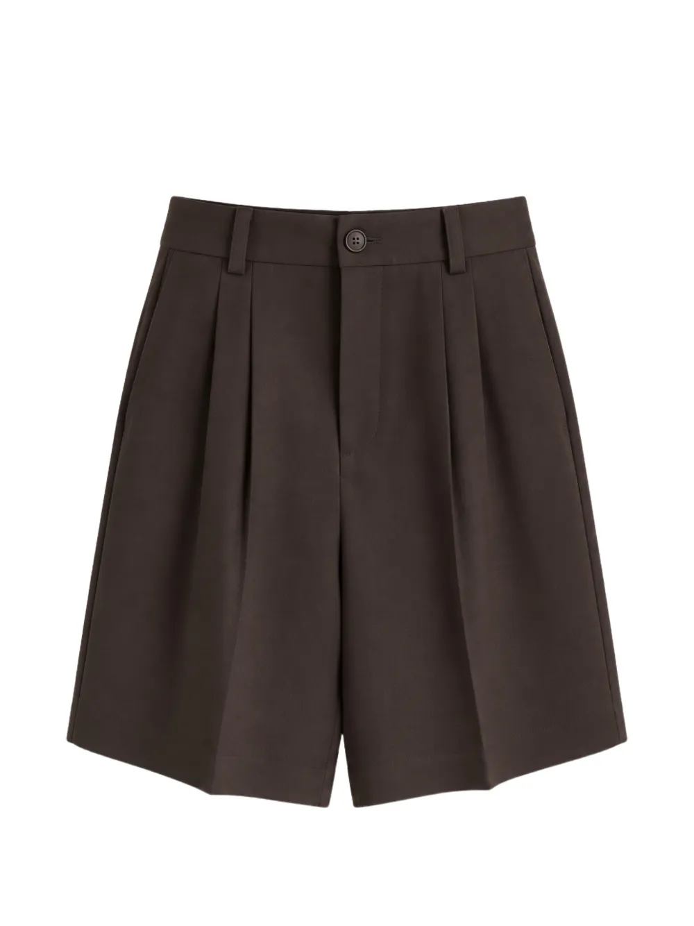 P.A.R.O.S.H. pleat-detail tailored shorts - Braun