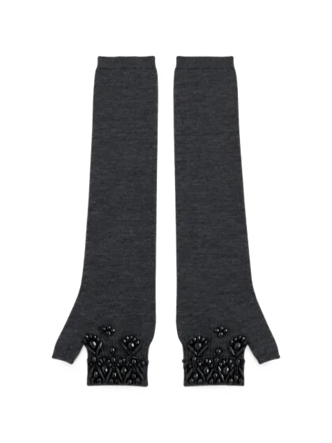 P.A.R.O.S.H. bead-embellished fingerless gloves