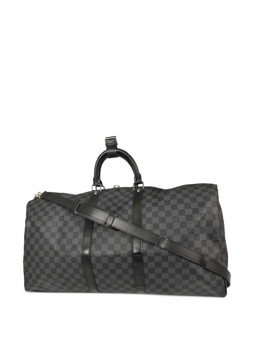 Louis Vuitton Pre-Owned 55 Keepall Bandoulière Damier Graphite luggage bag - Grau