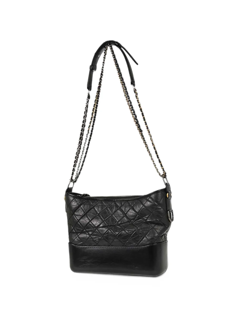 CHANEL Pre-Owned Gabrielle schoudertas Zwart