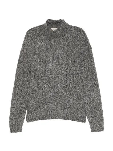 Officine Generale marl-knit mock-neck sweater