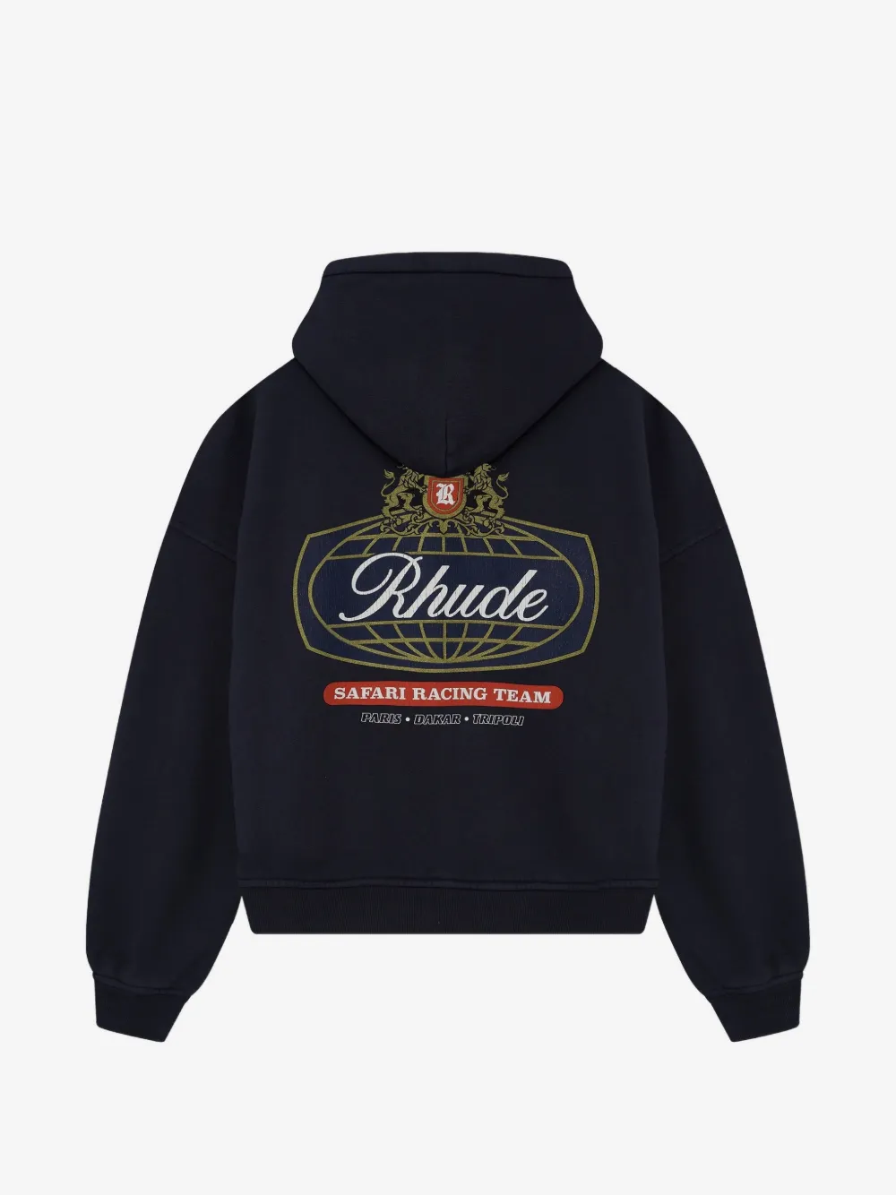 Rhude 사파리 크레스트 집업 후드