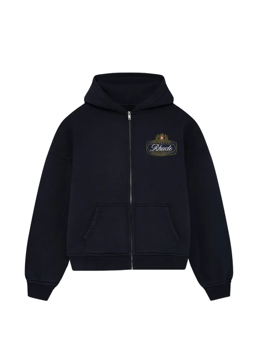 RHUDE Rhude Safari Crest zip-up hoodie - Black