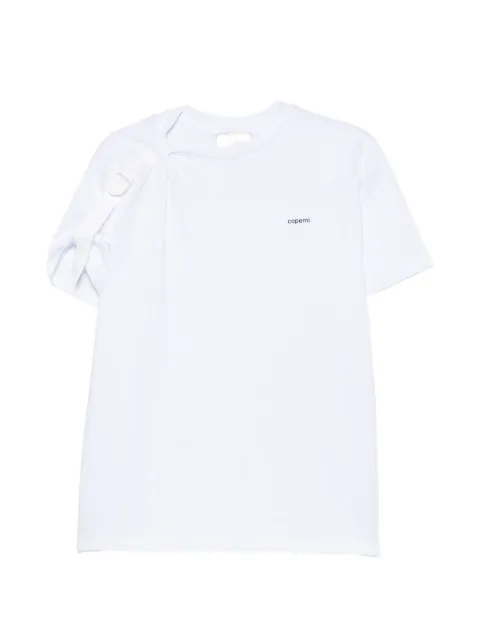 Coperni buckle-detail logo-print T-shirt