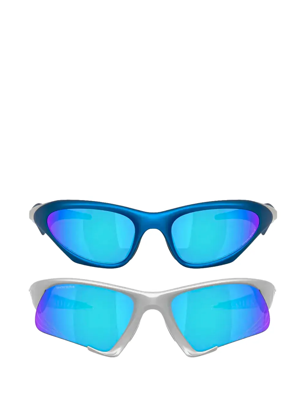 Oakley Muzm Scar geometric-frame sunglasses (set of two) Blauw