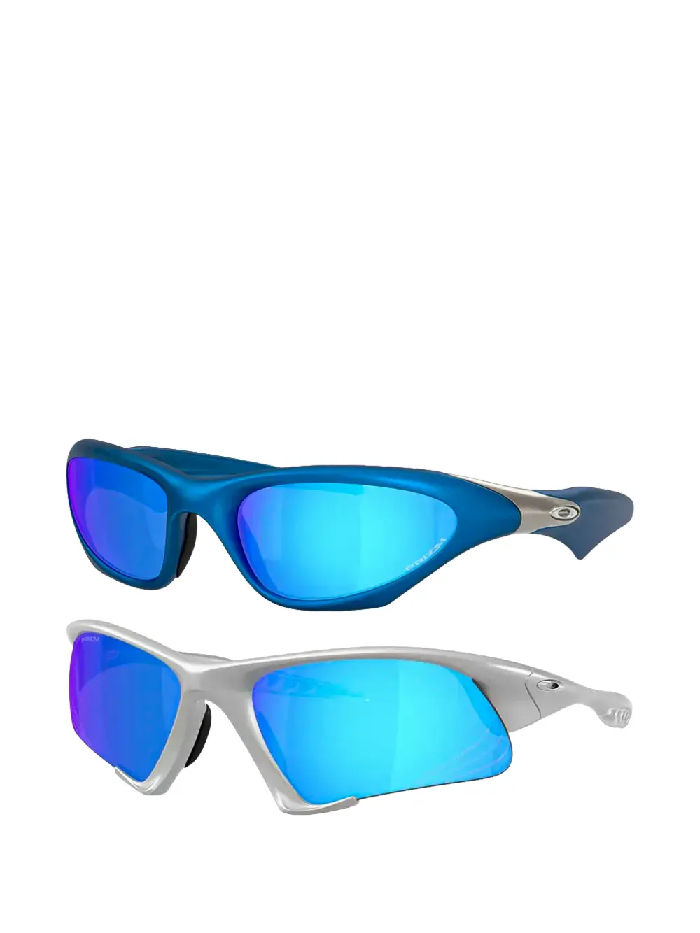 Oakley Muzm Scar geometric-frame sunglasses (set of two) Blauw
