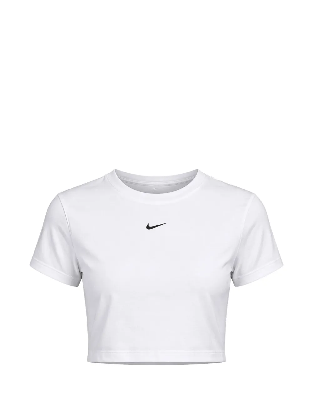 Nike Chill Knit cropped T-shirt Wit