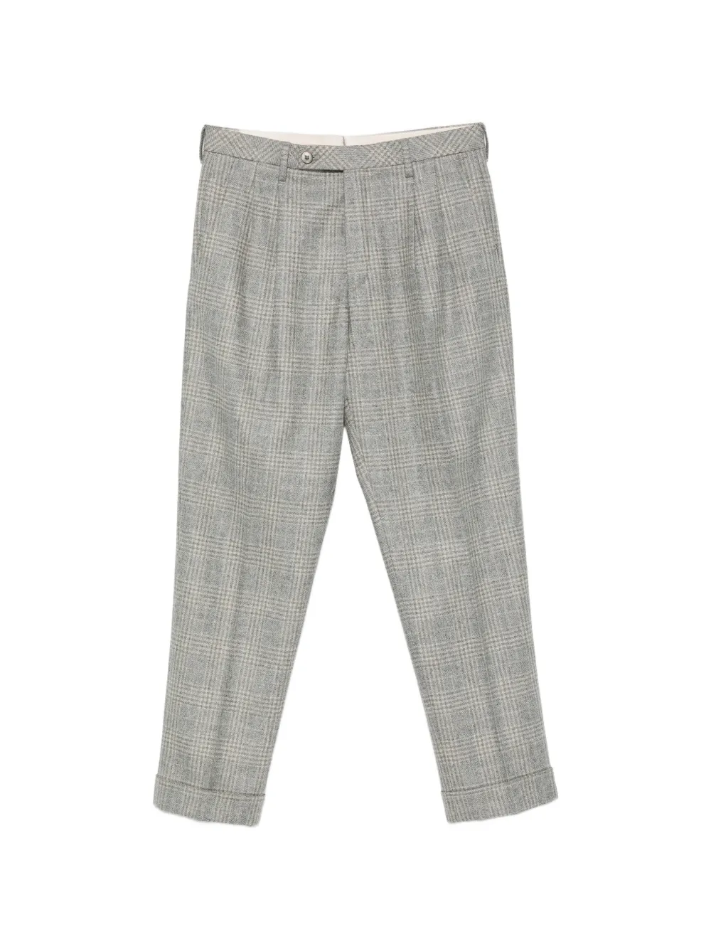 Gta Dante Prince of Wales check pleated trousers - Gris Gta Dante Prince of Wales check pleated trousers - Gris