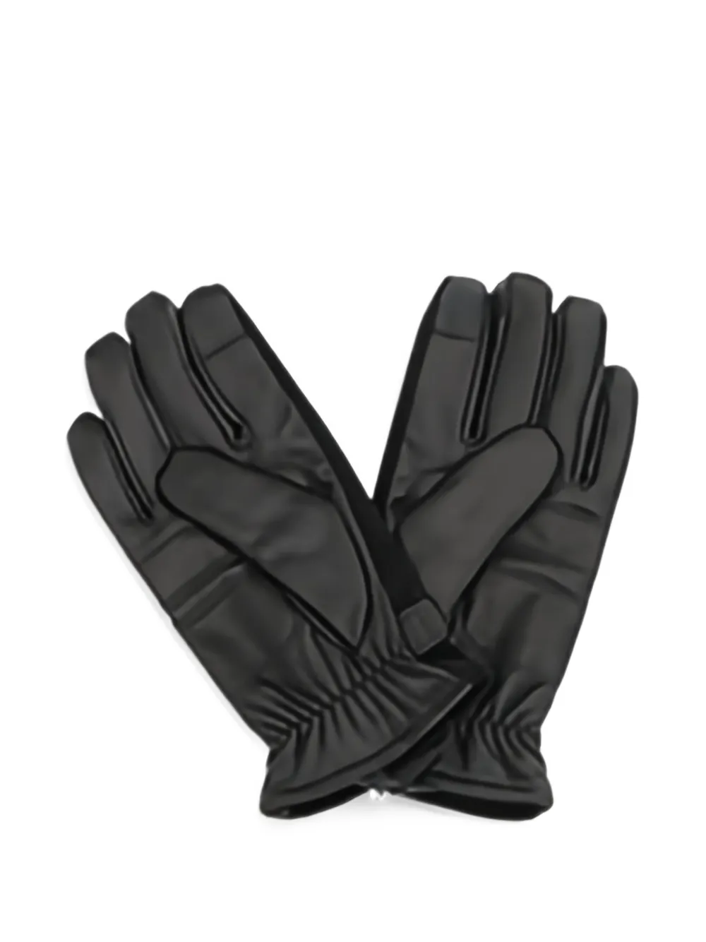 Barbour Nelson leather gloves - Nero