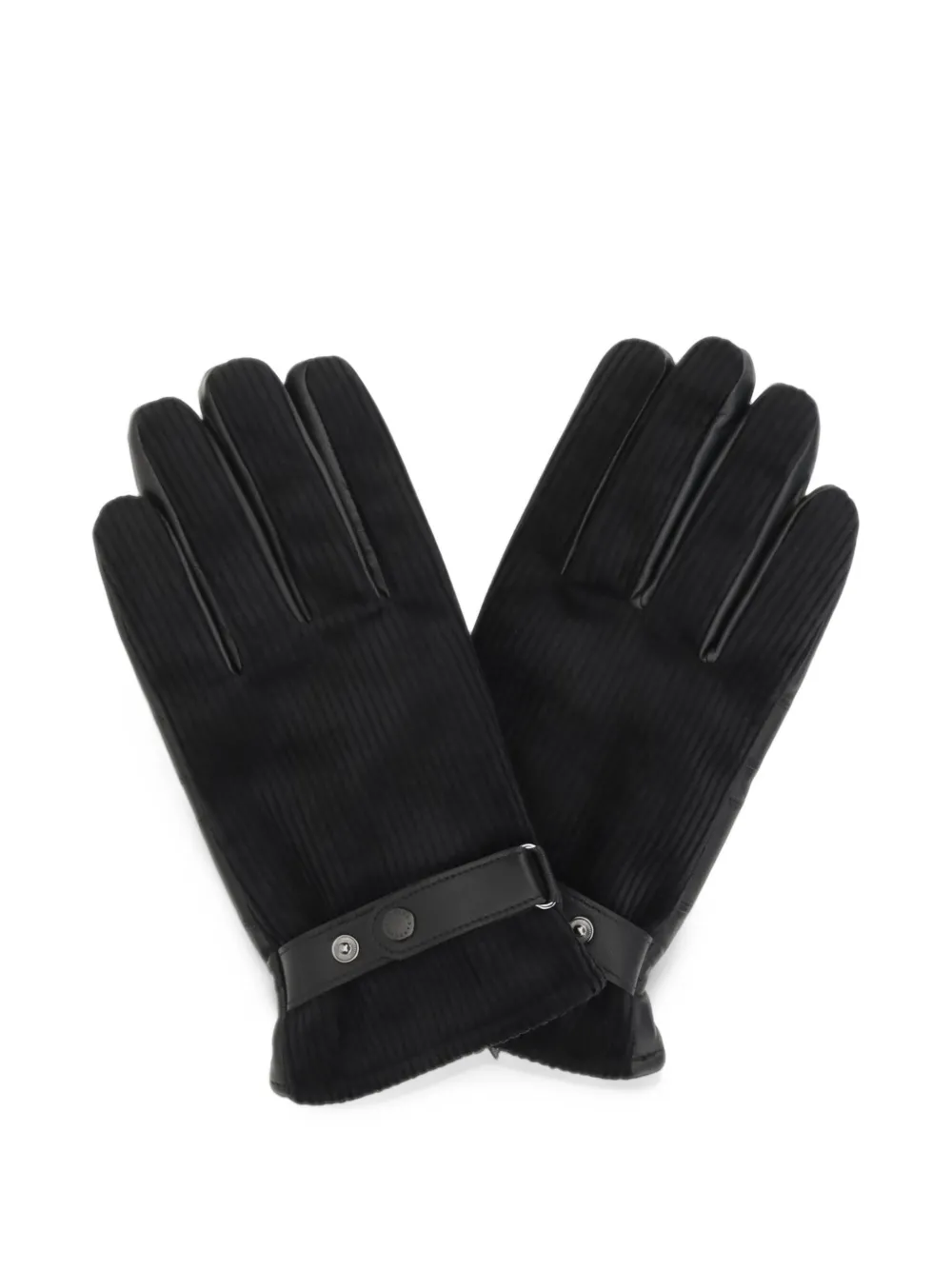 Barbour Nelson leather gloves - Schwarz