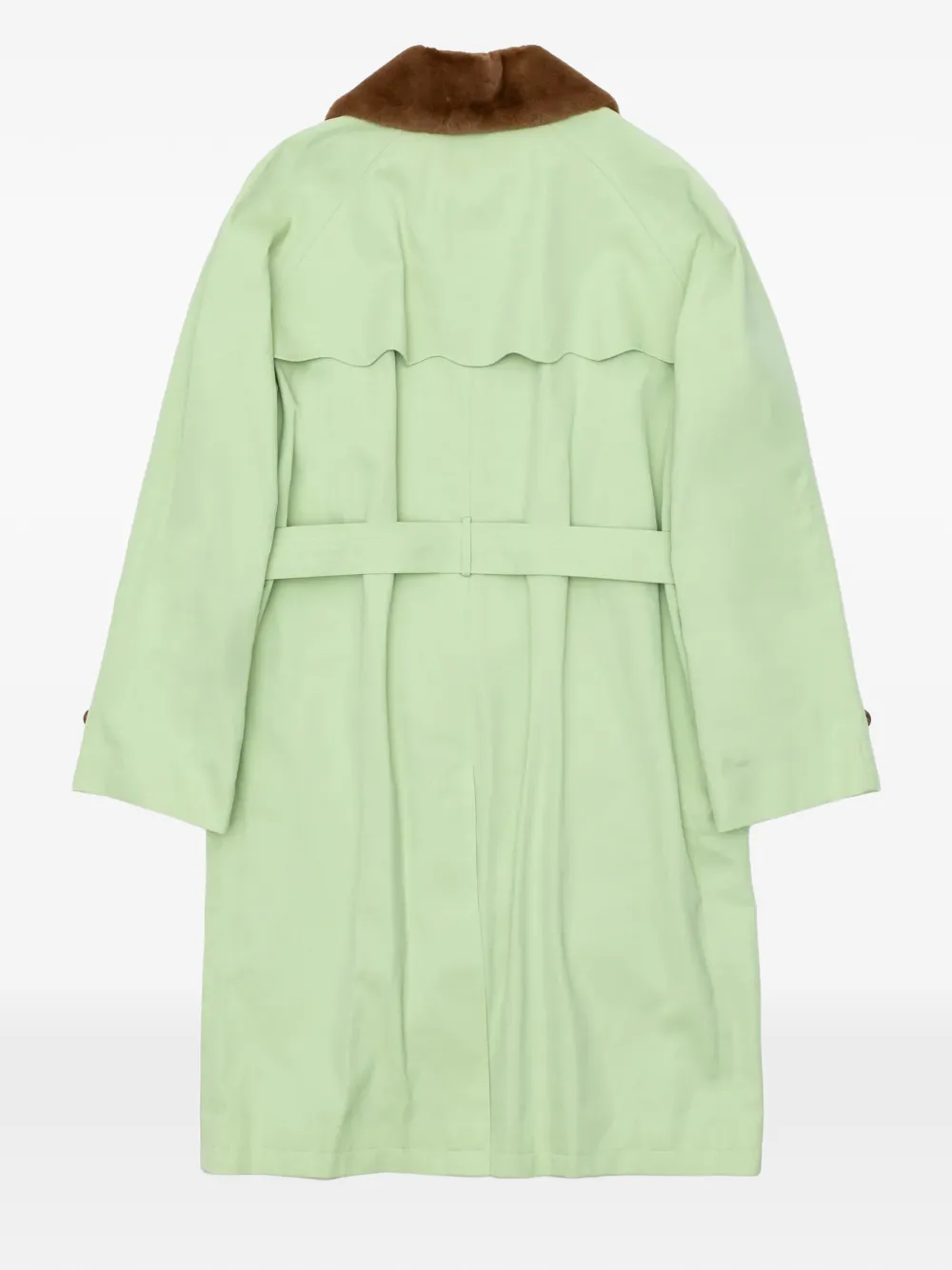 GOLF le FLEUR* belted trench coat Groen