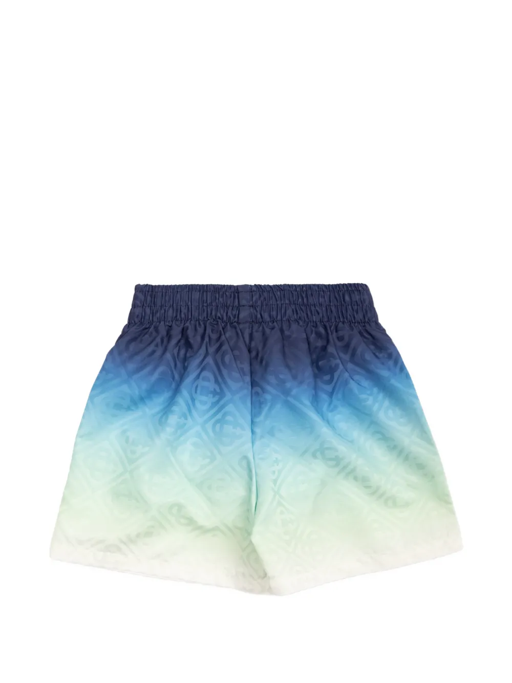 CASABLANCA KIDS gradient monogram-print swim shorts Blauw