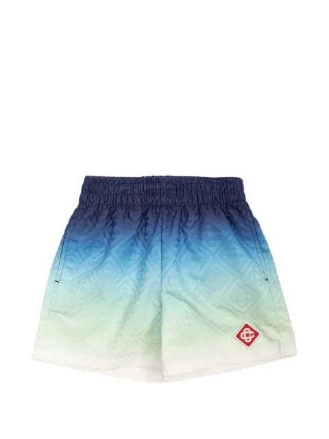 CASABLANCA KIDS Zwembroek met monogramprint en kleurverloop