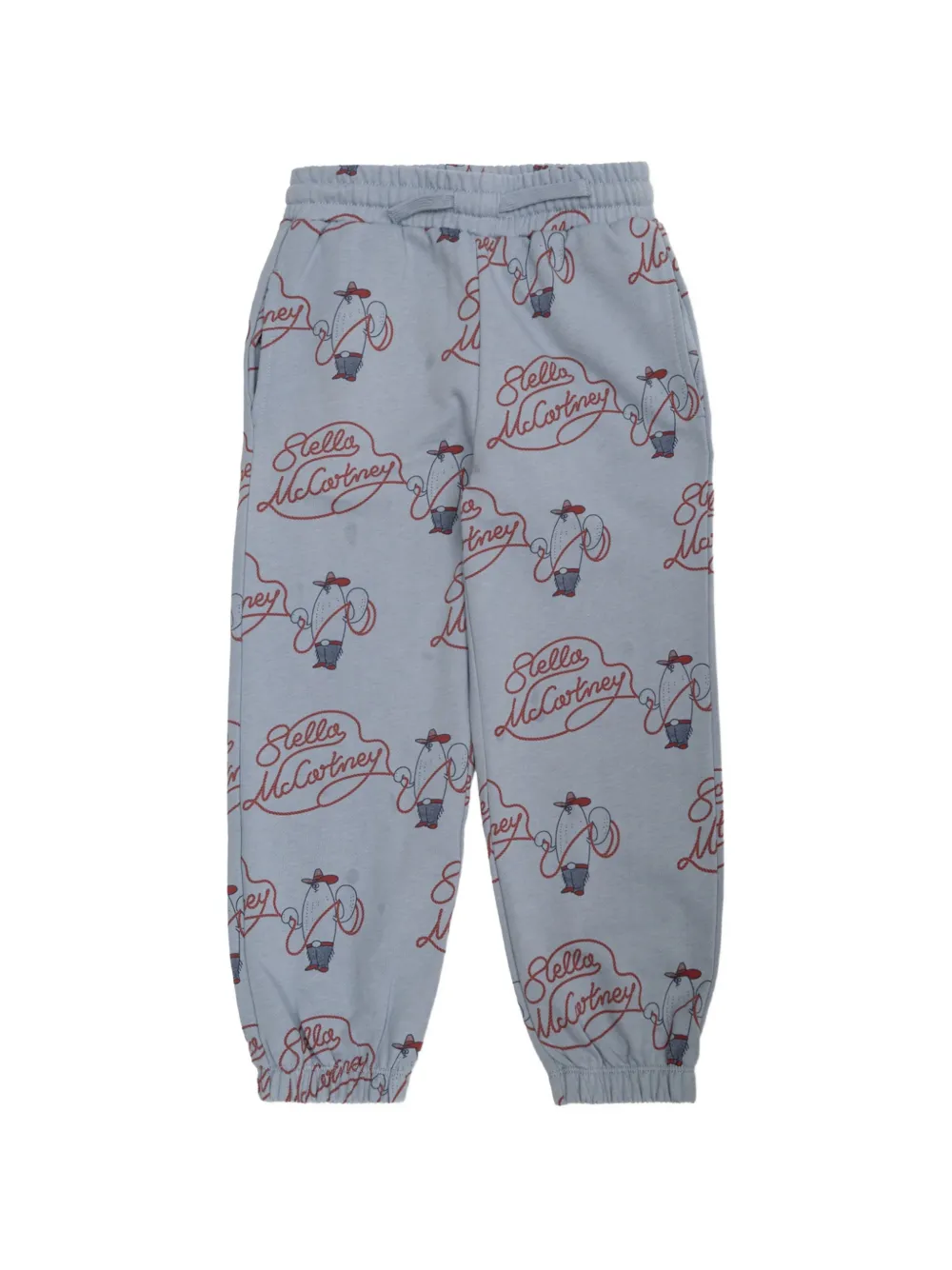 Stella McCartney Kids logo-print track pants - Blau