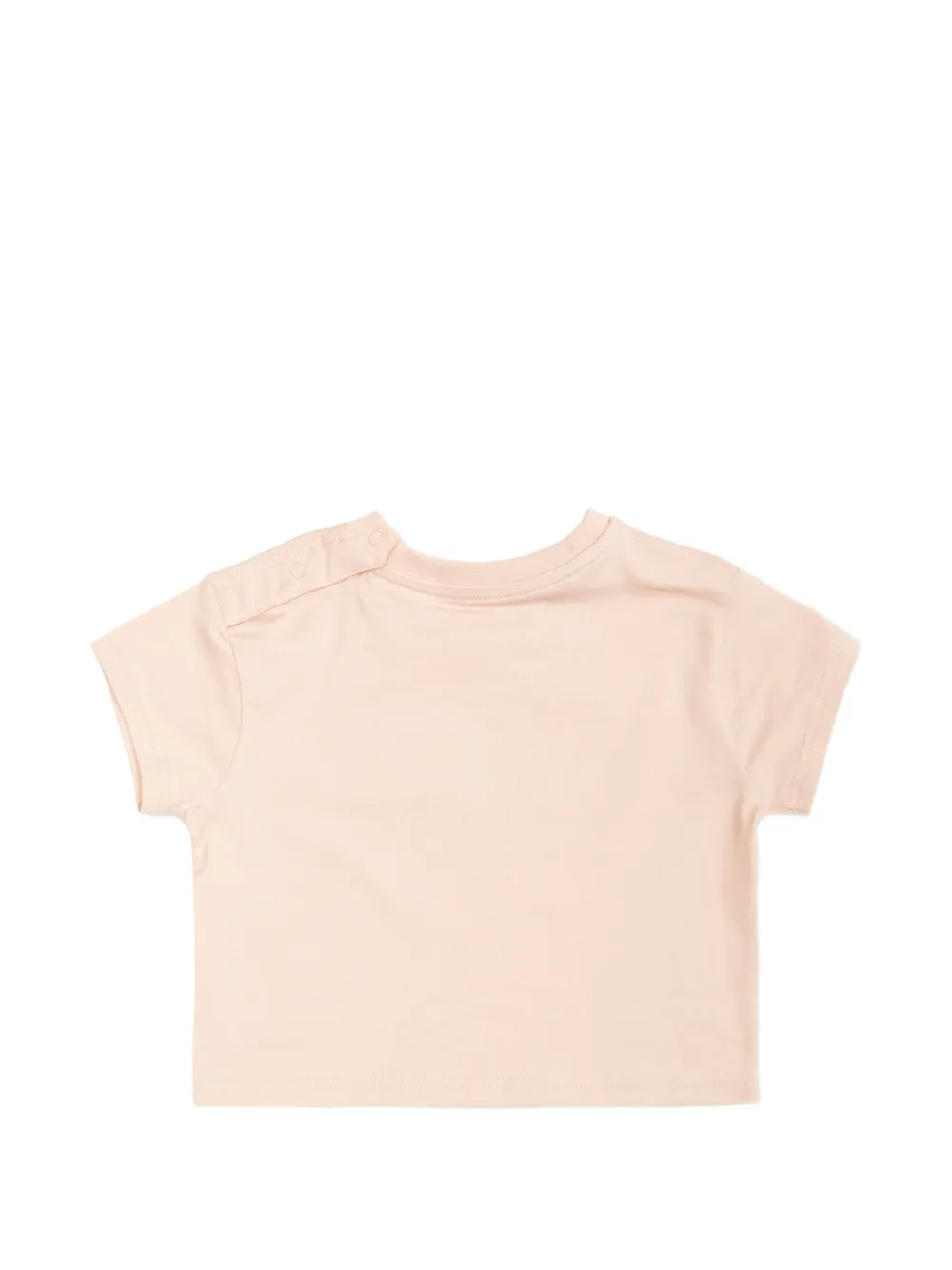 Burberry Kids T-shirt met logoprint Roze