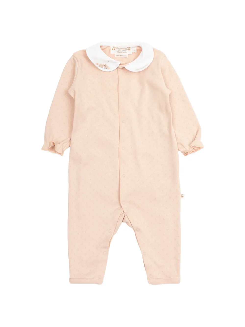 Bonpoint Cayla pointelle sleepsuit - Rosa