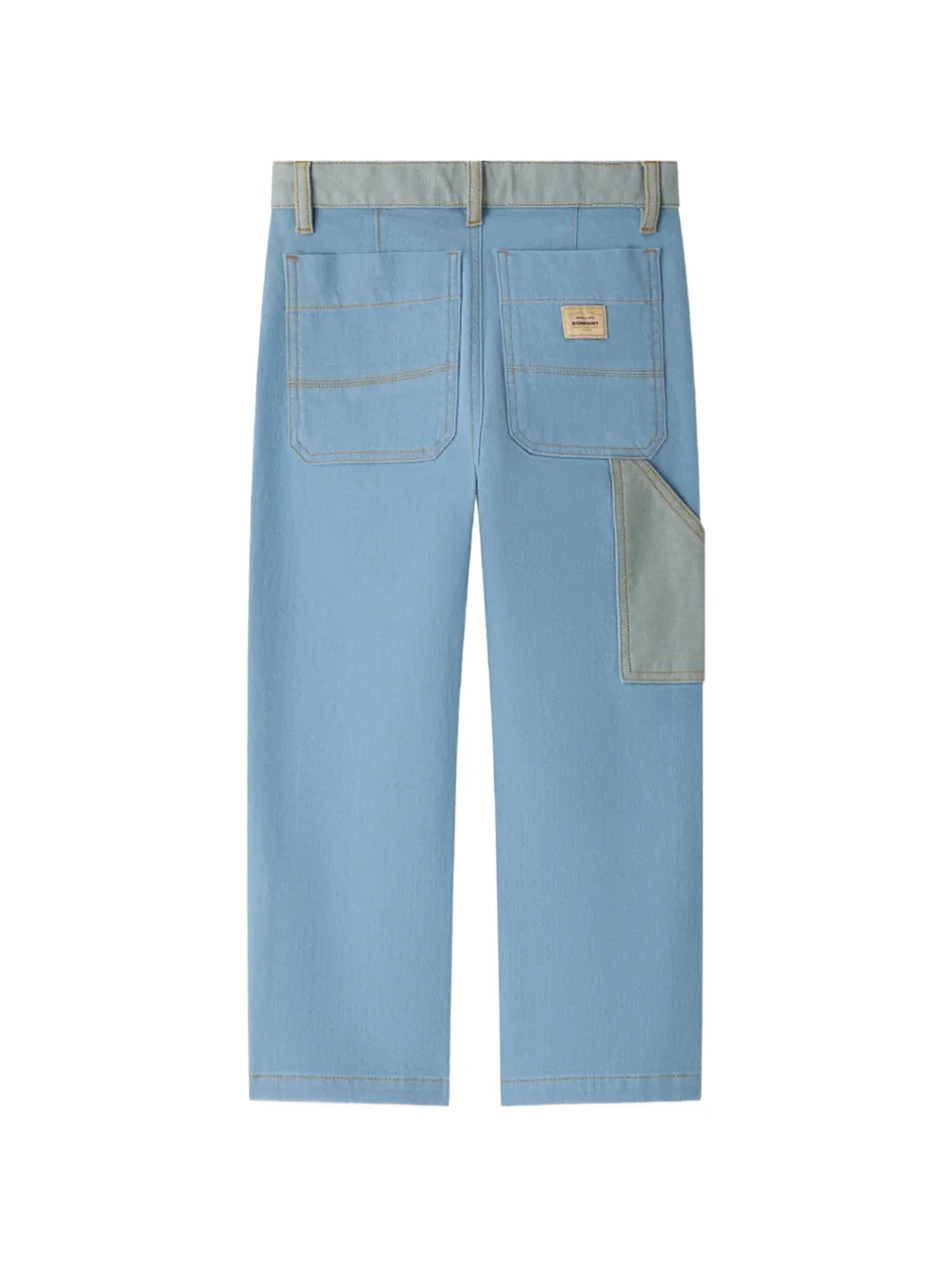 Bonpoint Gael panelled jeans Blauw