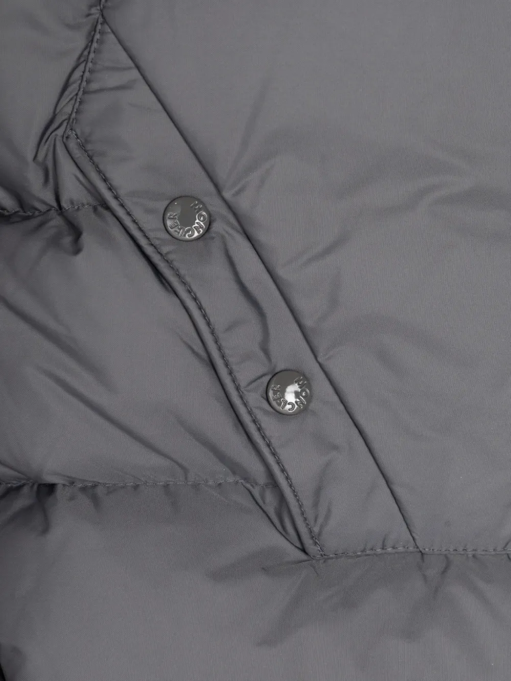 Moncler Enfant Xhante hooded puffer jacket Zwart