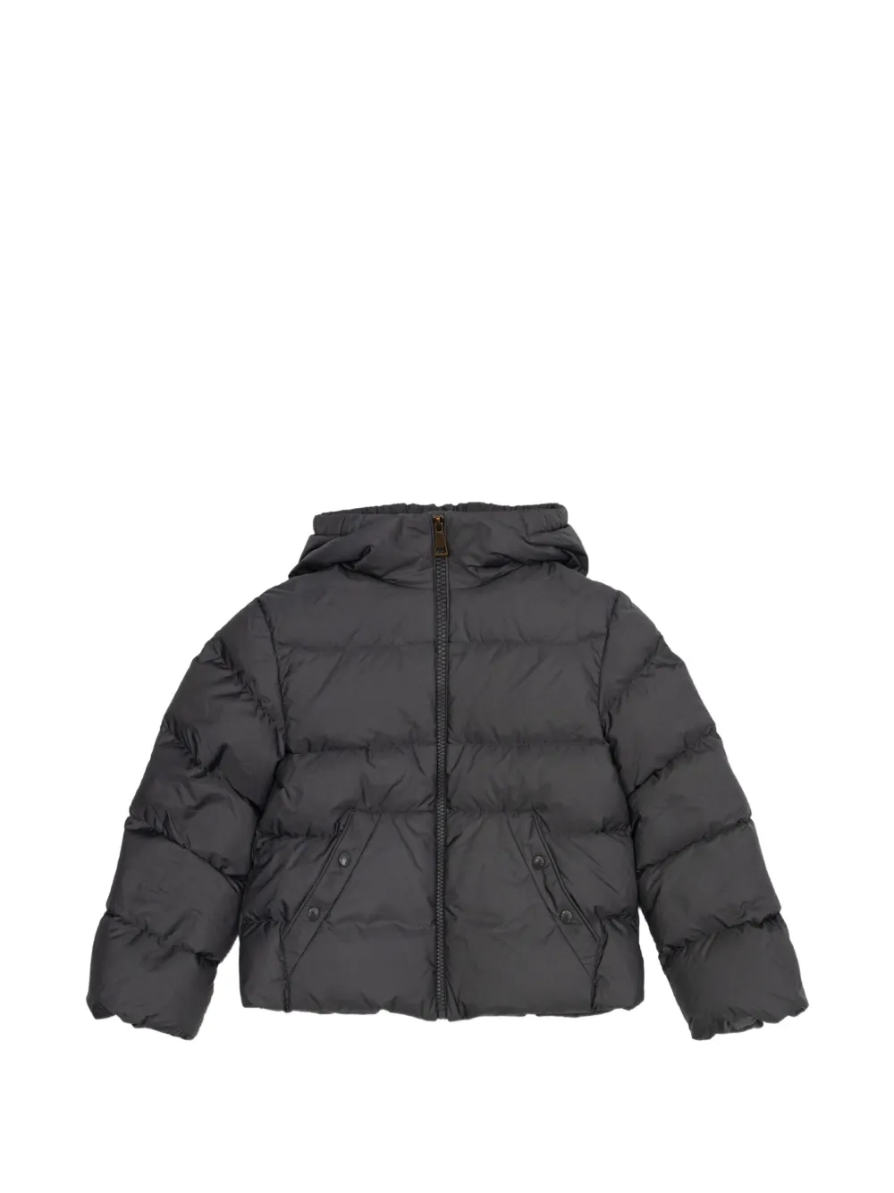 Moncler Enfant Xhante hooded puffer jacket Zwart