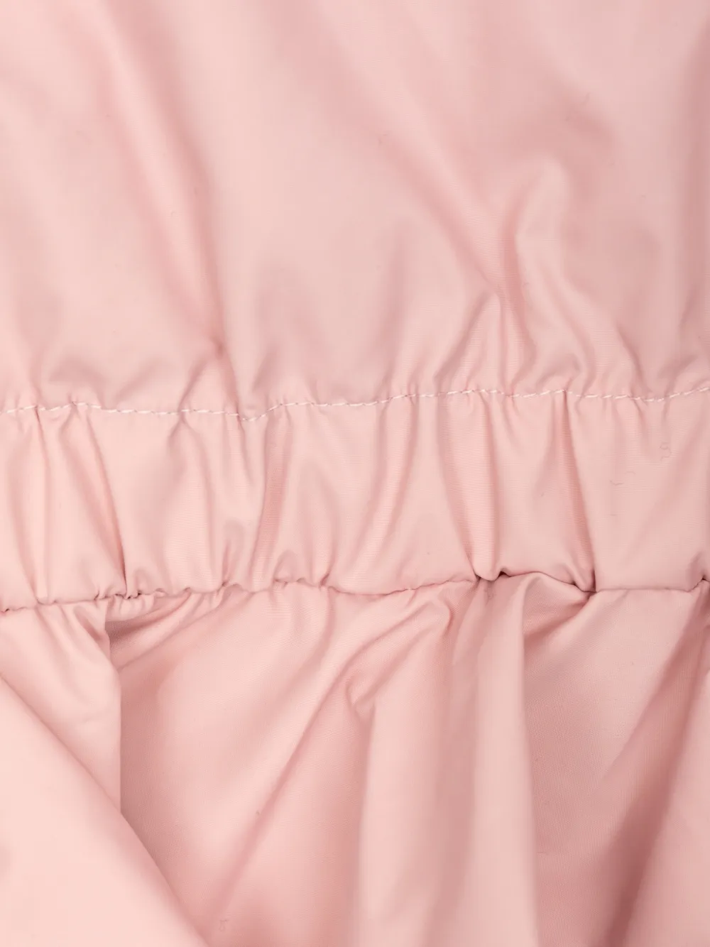 Fendi Kids ruffled hooded jacket Roze