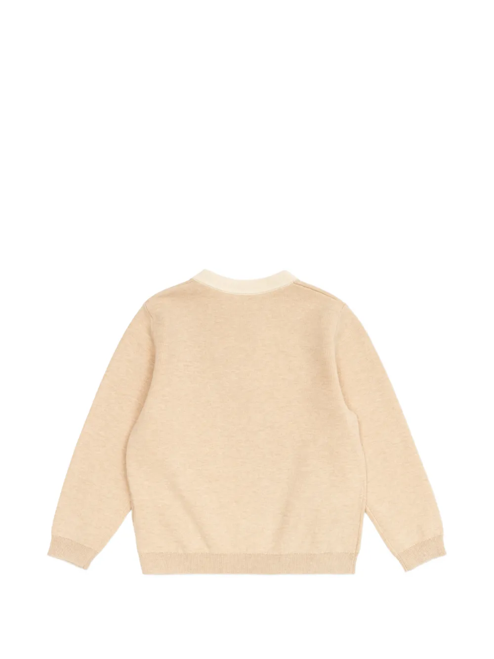 Bonpoint Miro henley sweater Beige