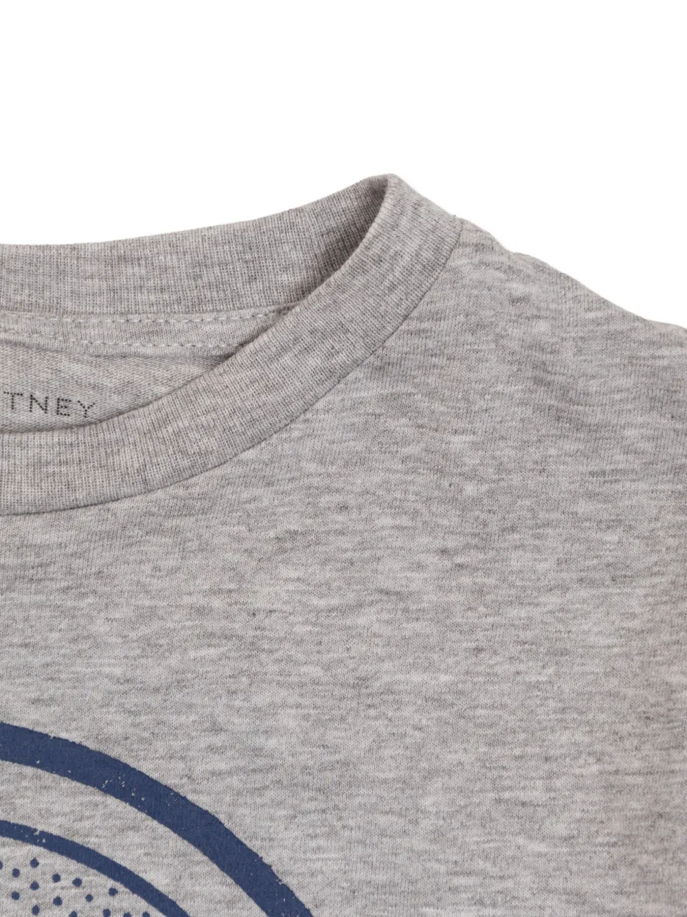 Stella McCartney Kids T-shirt met grafische print Grijs