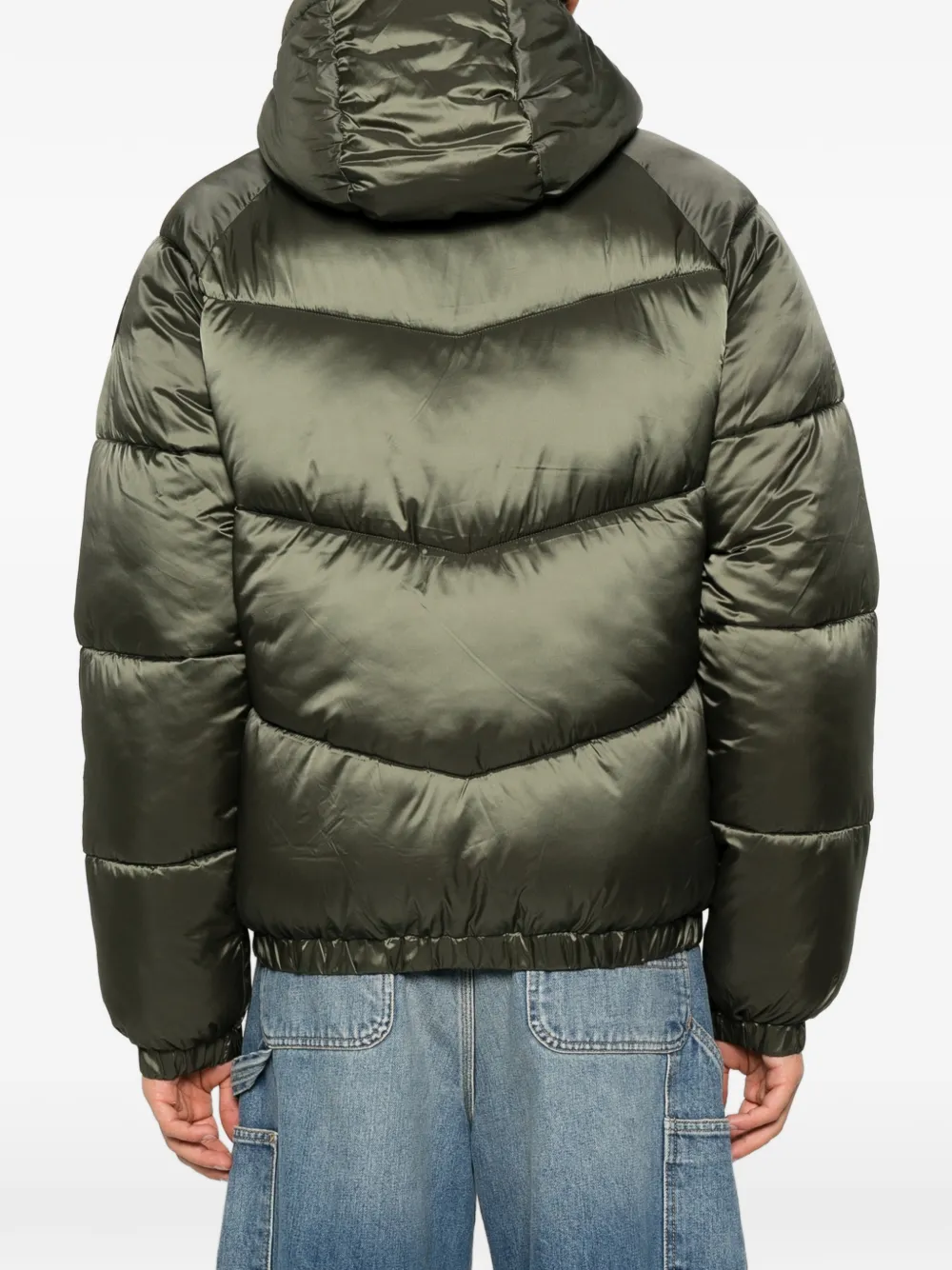 BARROW hooded puffer jacket Groen