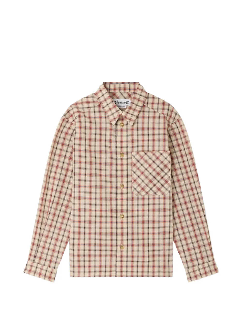 Bonpoint Marceau check-pattern shirt - Neutrals