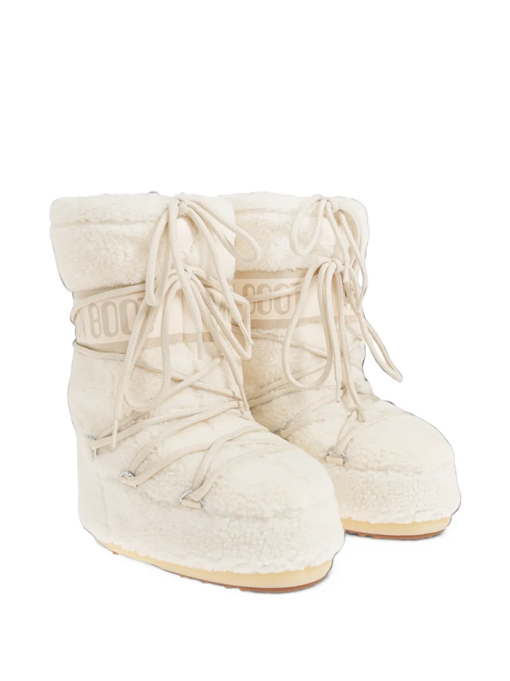 Moon Boot Kids Icon fleece snow boots - Toni neutri