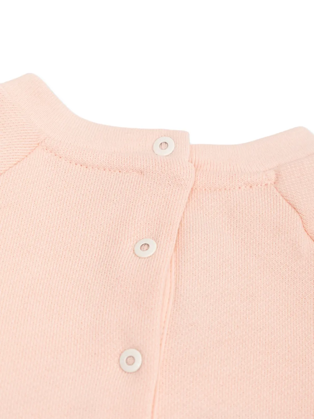 Fendi Kids logo-embroidered ruffled dress Roze