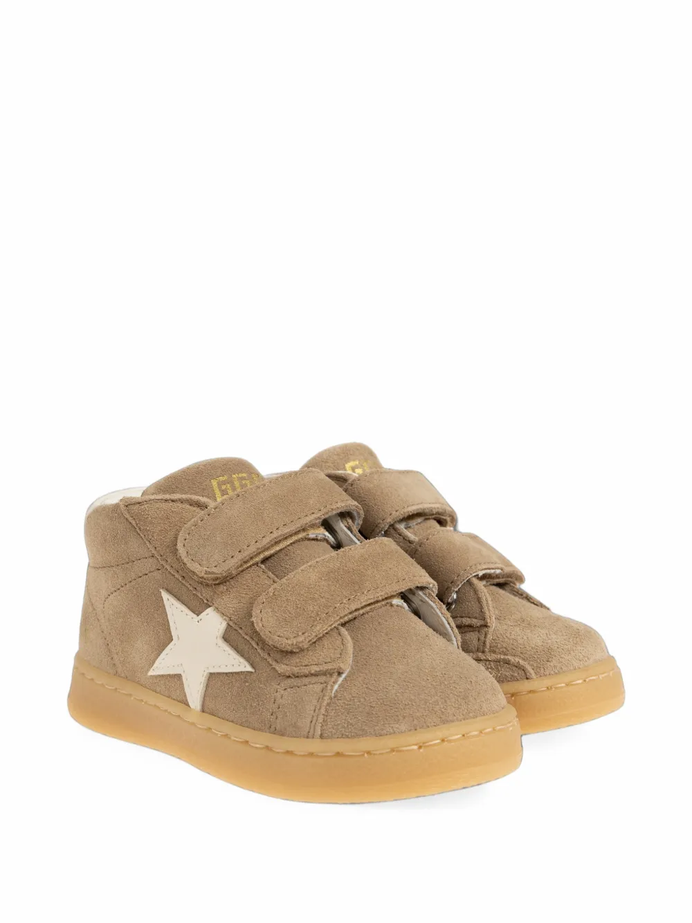 Golden Goose Kids June Ballstar star-patch sneakers - Nude