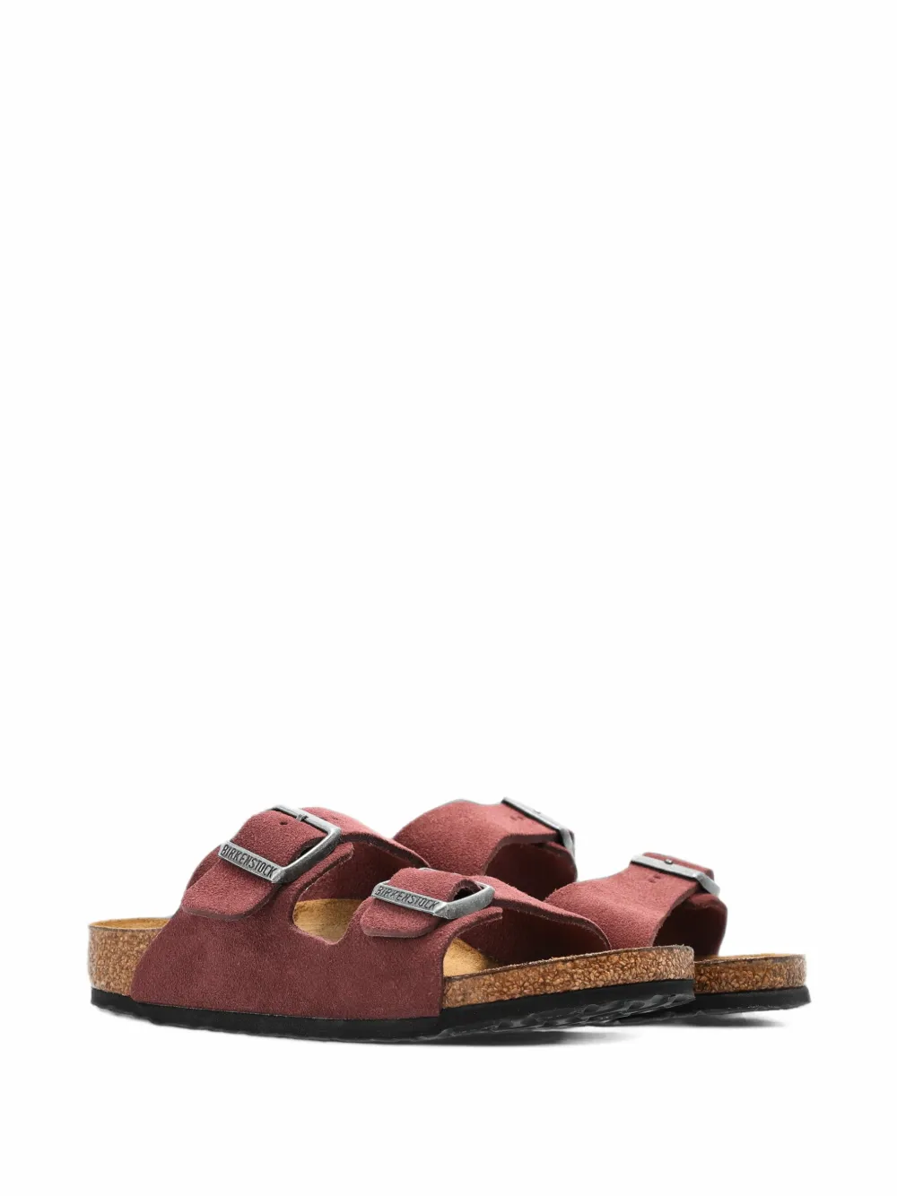 Birkenstock Kids Arizona buckle-fastening sandals - Rosso