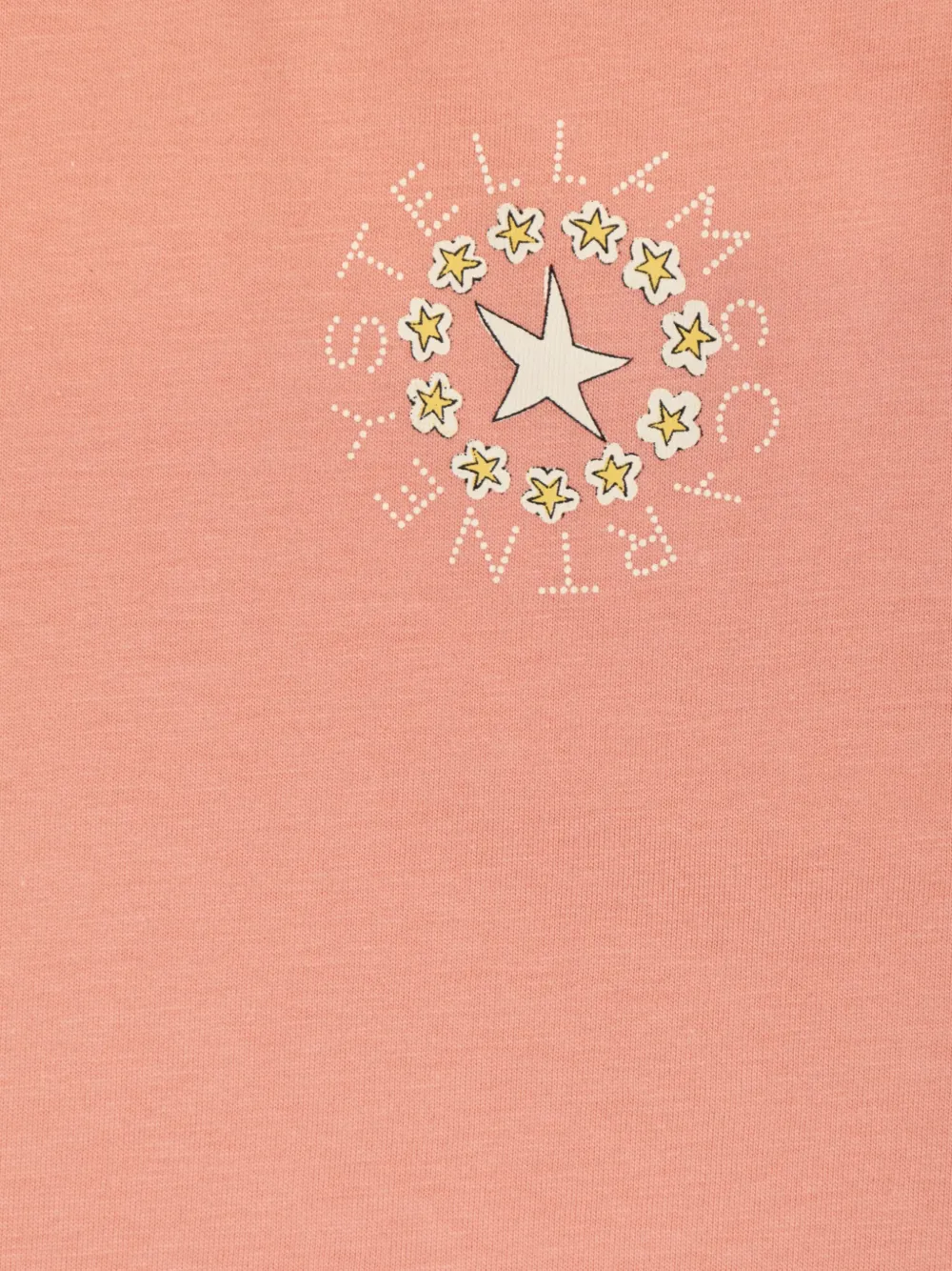 Stella McCartney Kids T-shirt met sterrenprint Roze