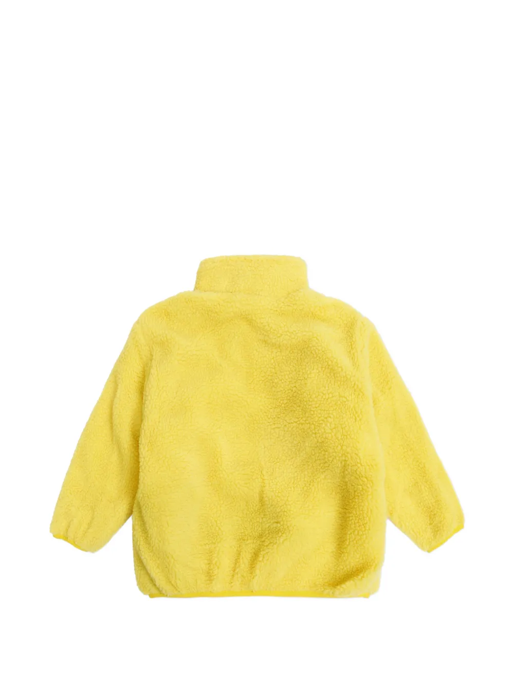 American Vintage Kids Hoktown patch-detail fleece sweatshirt Geel