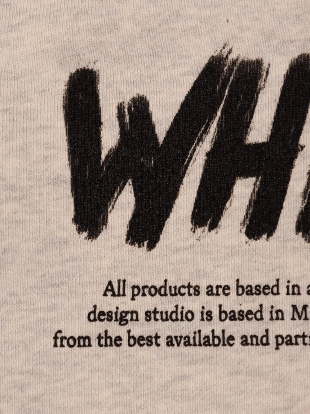 Off-White Kids logo-print sweatshirt Grijs